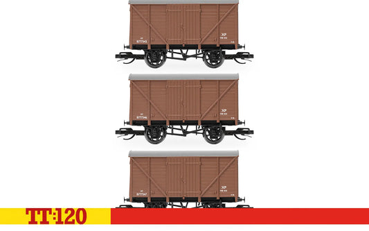 Hornby TT6044 BR - Vent Van - Triple Pack