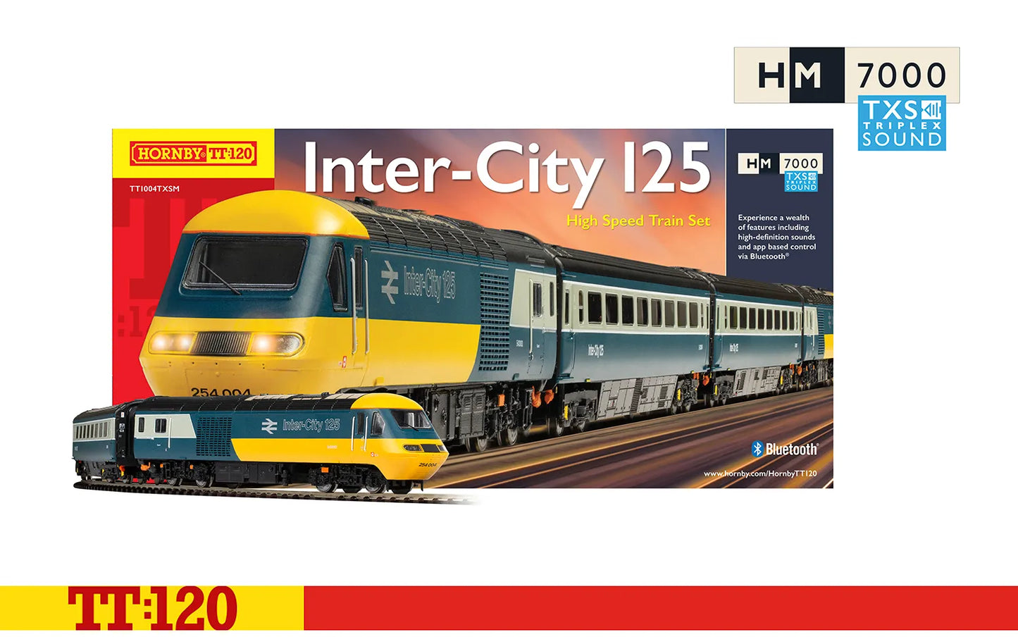 Hornby TT1004TXSM Inter-City 125 High Speed - Digital Train Set (With Sound)