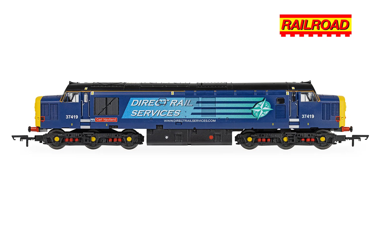 Hornby R30437 RailRoad - DRS - Class 37 - 'Carl Haviland' 37419
