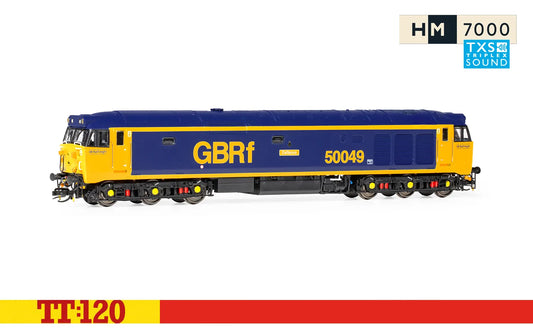 Hornby TT3015TXSM GBRf, Class 50, Co-Co, 50049 'Defiance' Digital - Era 11 (Sound Fitted)