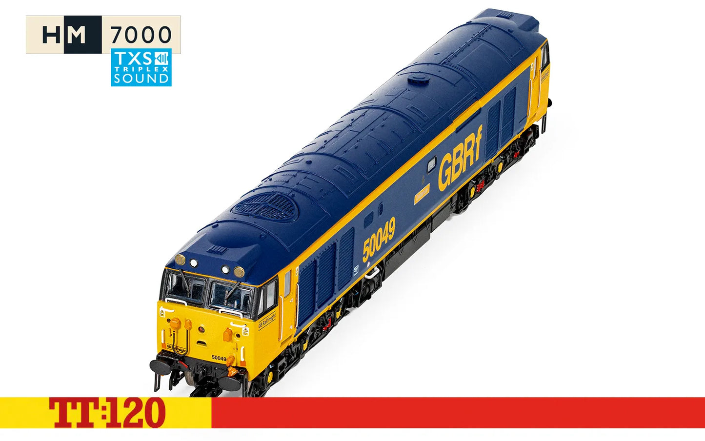 Hornby TT3015TXSM GBRf, Class 50, Co-Co, 50049 'Defiance' Digital - Era 11 (Sound Fitted)