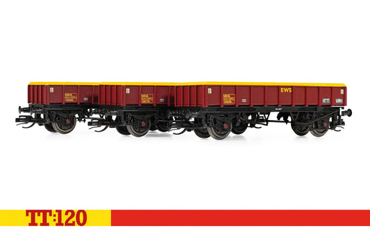 Hornby TT6051 EWS (MHA) 'Coalfish' - Ballast Wagon - Triple pack