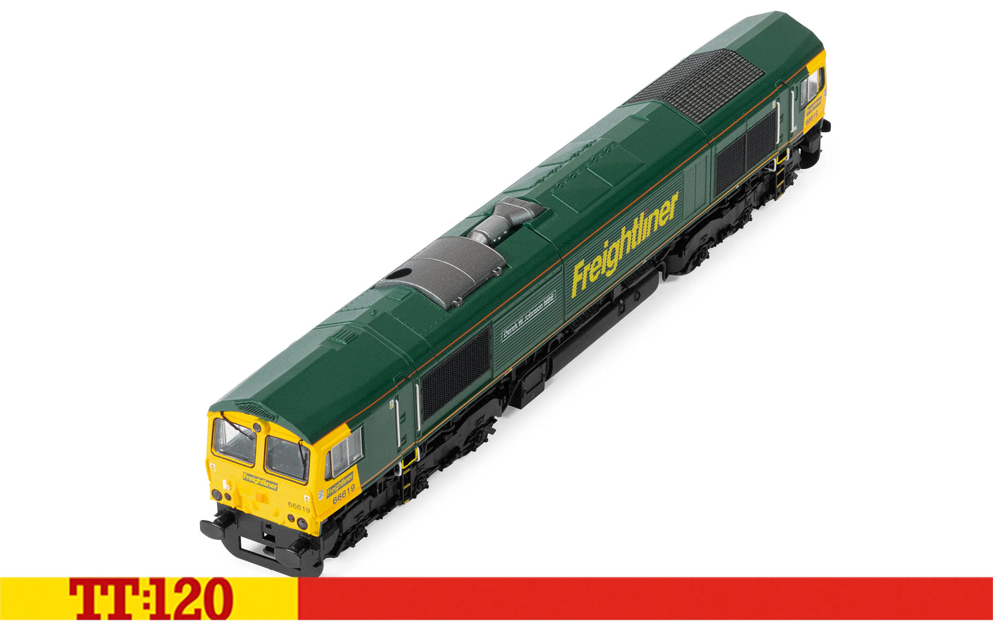 Hornby TT3031M Freightliner - Class 66 - 66619 'Derek W Johnson MBE'