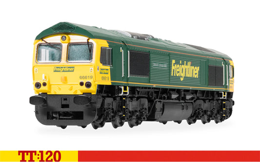 Hornby TT3031M Freightliner - Class 66 - 66619 'Derek W Johnson MBE'
