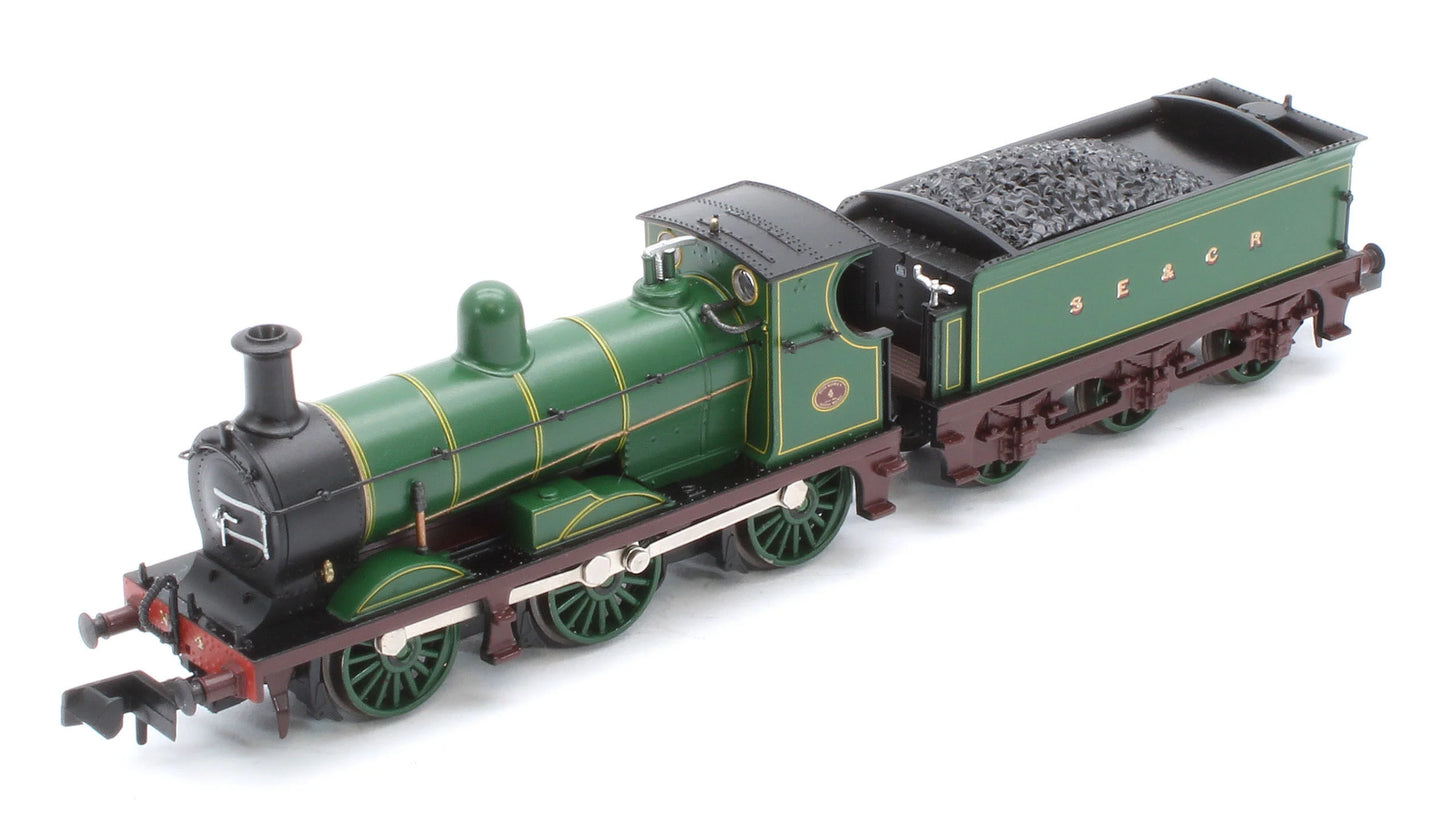 GRAHAM FARISH 372-775A SE&CR C CLASS 4 SE&CR LINED GREEN (SIMPLIFIED) STEAM LOCOMOTIVE