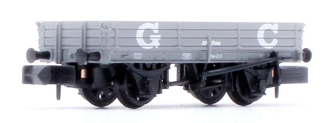 GRAHAM FARISH 377-511 3 PLANK WAGON GCR GREY NO.3118
