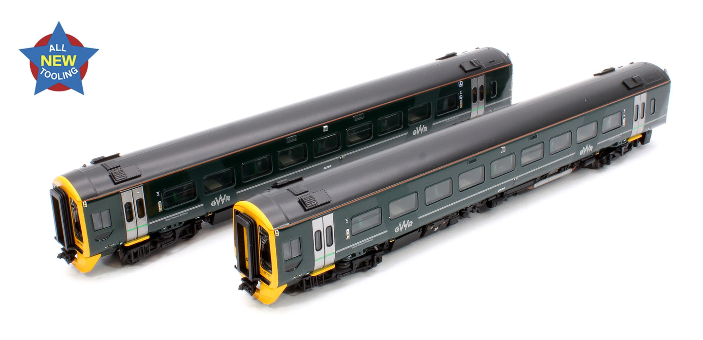 GRAHAM FARISH 371-857A CLASS 158 2-CAR DMU 158750 GWR GREEN (FIRSTGROUP)