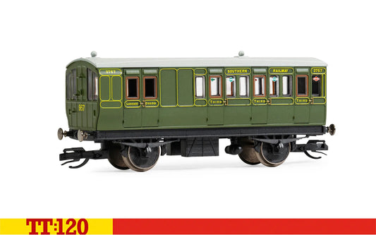 Hornby TT4053 SR - 4 Wheel - '3757' - Third Class Brake Coach