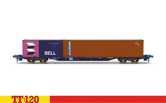 PREORDER Hornby TT6058 Touax KFA Container Wagon - 93458