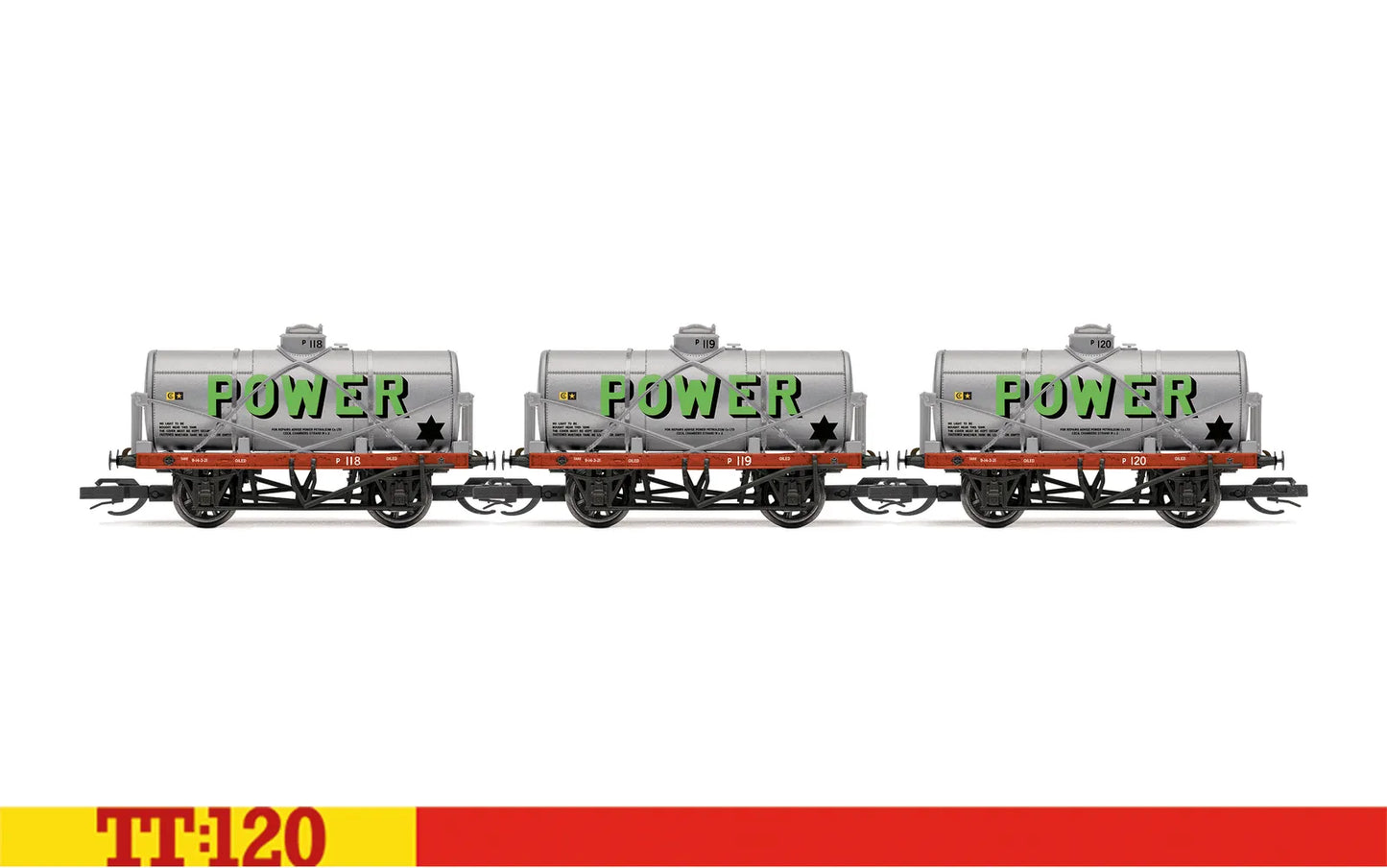 PREORDER Hornby TT6071 Power Petrolium - 12T Tank Wagon - Triple Pack