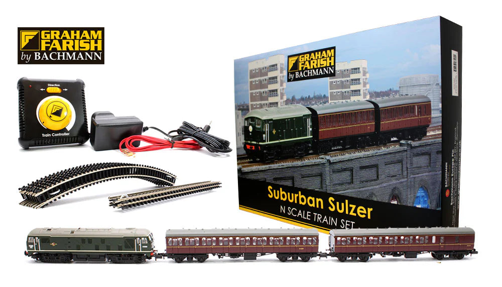 Graham Farish Suburban Sulzer Train Set upgrade bundle