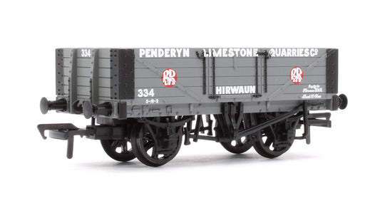 Bachmann Branchline 5 Plank Wagon Steel Floor 'Penderyn Limestone Quarries Co.' Grey