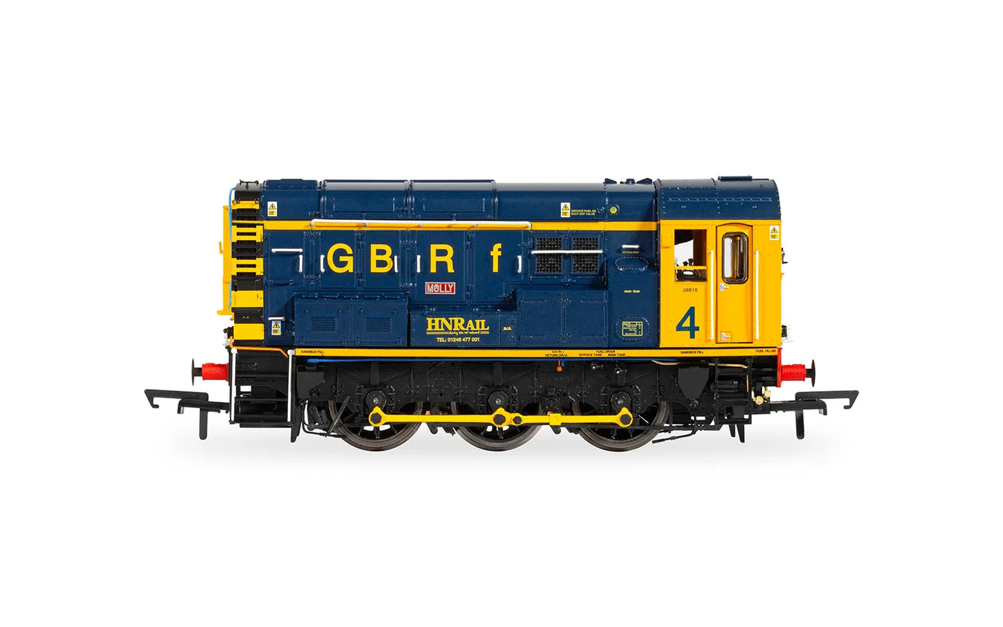 Hornby R30141 GB Railfreight, Class 08, 0-6-0, 08818 'Molly' - Era 11