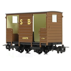 RNAD Open-End Brake Van Statfold Barn Railway Brown